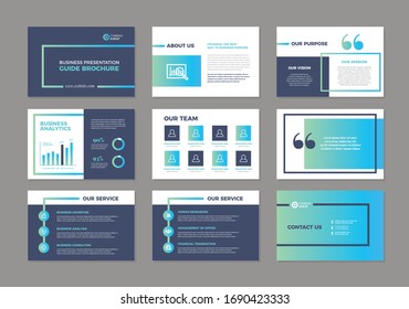 Corporate Business Presentation Guide Brochure Template