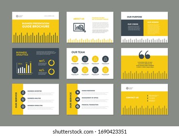 Corporate Business Presentation Guide Brochure Template