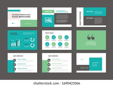 Corporate Business Presentation Guide Brochure Template