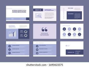 Corporate Business Presentation Guide Brochure Template