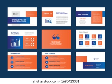 Corporate Business Presentation Guide Brochure Template