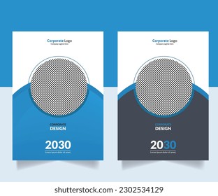 Corporate business presentation guide brochure template