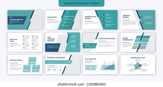 Corporate Business Presentation Slides Template