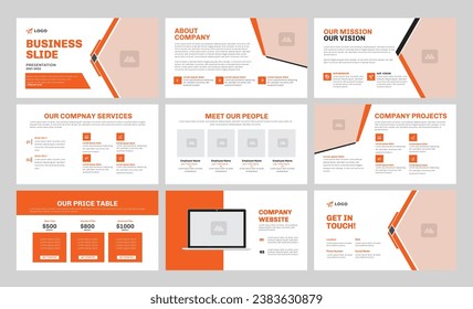  Corporate Business Presentation And Business Presentation Template 