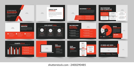 Corporate Business Presentation Template Business Presentation Slide Layout.