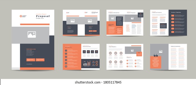 Corporate Business Project Proposal Design | Annual Report and Company Brochure | Booklet and Catalog Design 