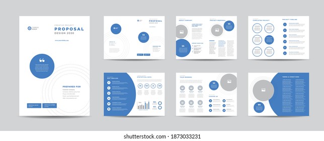 Corporate Business Project Proposal Design | Annual Report and Company Brochure | Booklet and Catalog Design 