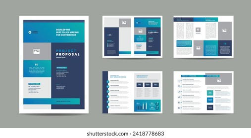 Corporate Business Project Proposal Design or Annual Report and Company Brochure or Booklet and Catalog Design 