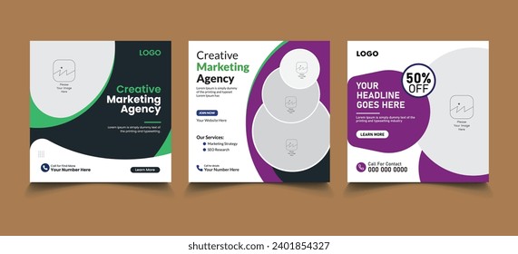 Corporate Business Promotion Creative Web Banner Template, creative social media digital marketing web banner design