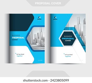 Corporate Business Proposal Catalog Cover Design Template Concepts Adept for Multipurpose Projects