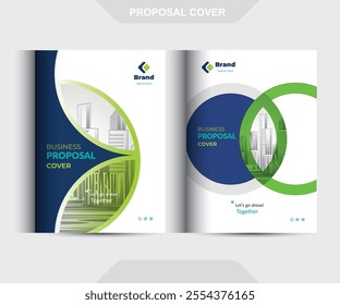 Corporate Business Proposal Catalog cover Design Template concepts