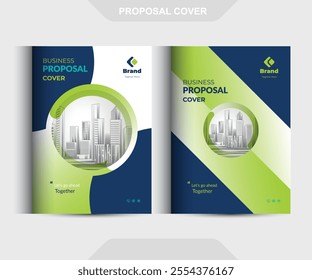 Corporate Business Proposal Catalog cover Design Template concepts