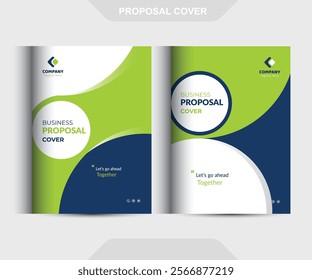 Corporate Business Proposal Catalog cover Design template