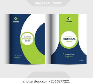 Corporate Business Proposal Catalog cover Design template