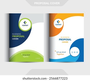 Corporate Business Proposal Catalog cover Design template