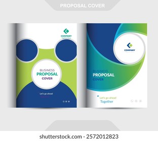 Corporate Business Proposal catalog cover Design Template