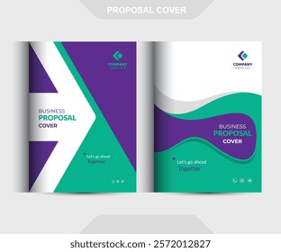 Corporate Business Proposal catalog cover Design Template