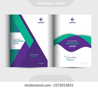 Corporate Business Proposal catalog cover Design Template