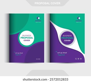 Corporate Business Proposal catalog cover Design Template