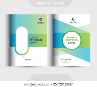 Corporate Business Proposal catalog cover Design Template