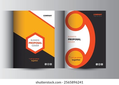 Corporate Business Proposal cover Catalog cover Design Template