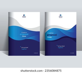 Corporate Business Proposal Cover Design Template adept for multipurpose Projects 