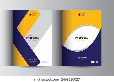 Corporate Business Proposal Cover Design Template Concepts