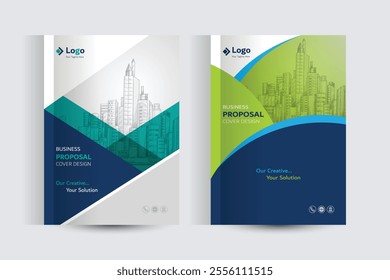 Corporate Business Proposal Cover Design Template