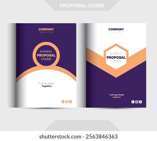 Corporate Business Proposal cover Design Template concepts