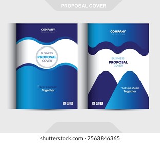 Corporate Business Proposal cover Design Template concepts