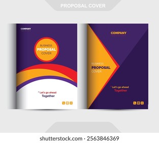 Corporate Business Proposal cover Design Template concepts