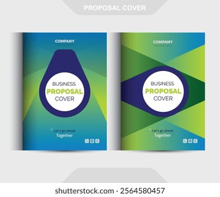 Corporate Business Proposal cover Design Template