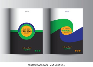 Corporate Business proposal cover design Template