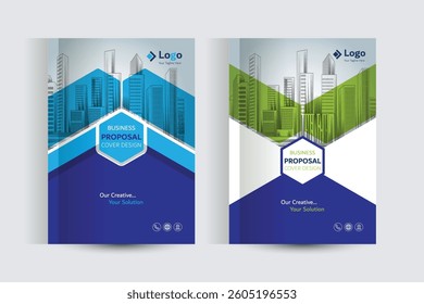 Corporate Business Proposal Cover Design Template