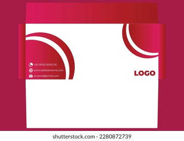 Corporate business regular envelope design template