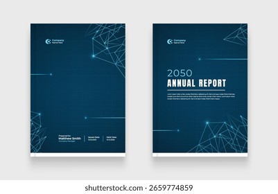 Corporate Business Report Design with Structured Layout