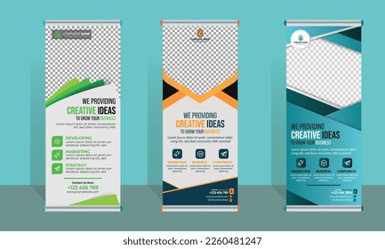 Corporate Business Roll Up Banner Design