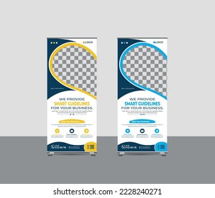 plantilla de desarrollo empresarial, diseño creativo de pancartas para promoción de empresas