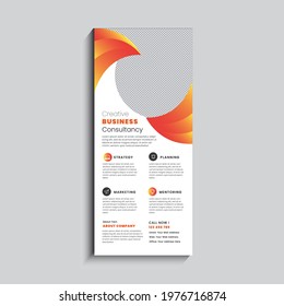 Corporate Business Roll Up. Standee Geometric Design. Banner Template. Vector illustration