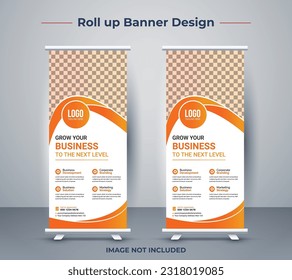 Corporate Business Rollup Banner Design Template