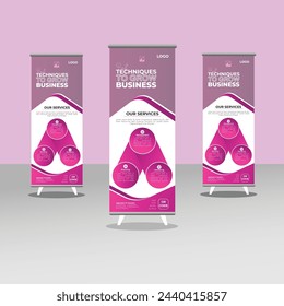 Corporate business rollup banner design