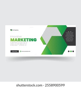 Corporate or business social media cover or web banner template