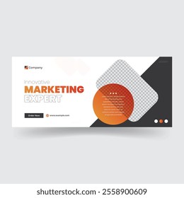 Corporate or business social media cover or web banner template