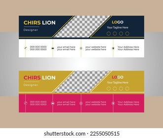 Corporate business social media design