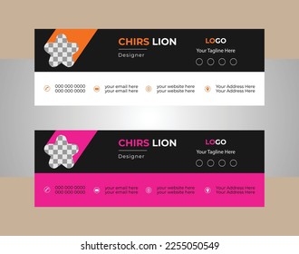 Corporate business social media design