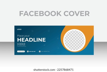 Corporate business social media design Facebook cover template web banner templateAbstract corporate
 business digital agency for social media facebook cover banner template