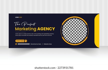 Corporate business social media design Facebook cover template web banner template, abstract corporate business digital agency for social media Facebook cover banner template, marketing or advertising