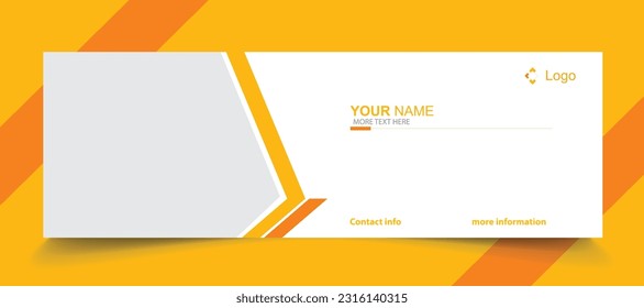 Corporate business social media design web banner template yellow and orange color ad web timeline banner creative and modern we banner template design Facebook cover template 