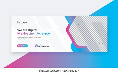 Corporate business social media Facebook cover