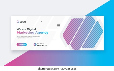 Corporate business social media Facebook cover